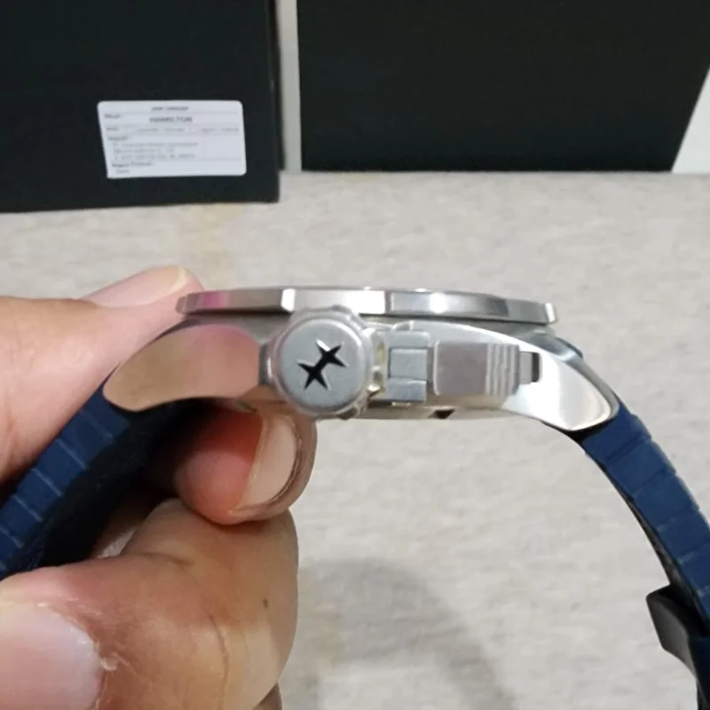 Thumb Frogman Auto Blue / Rubber