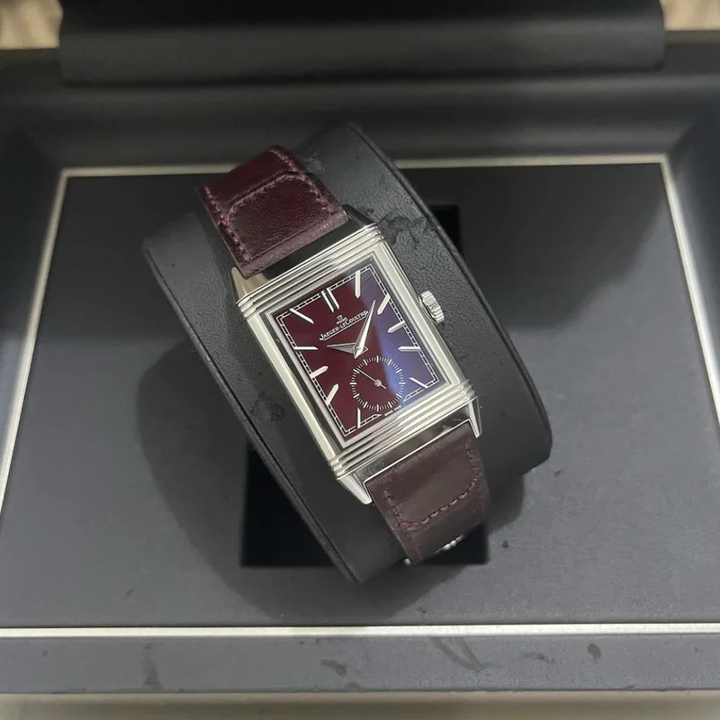 Thumb Reverso Tribute Small Seconds Stainless Steel / Red / Fagliano