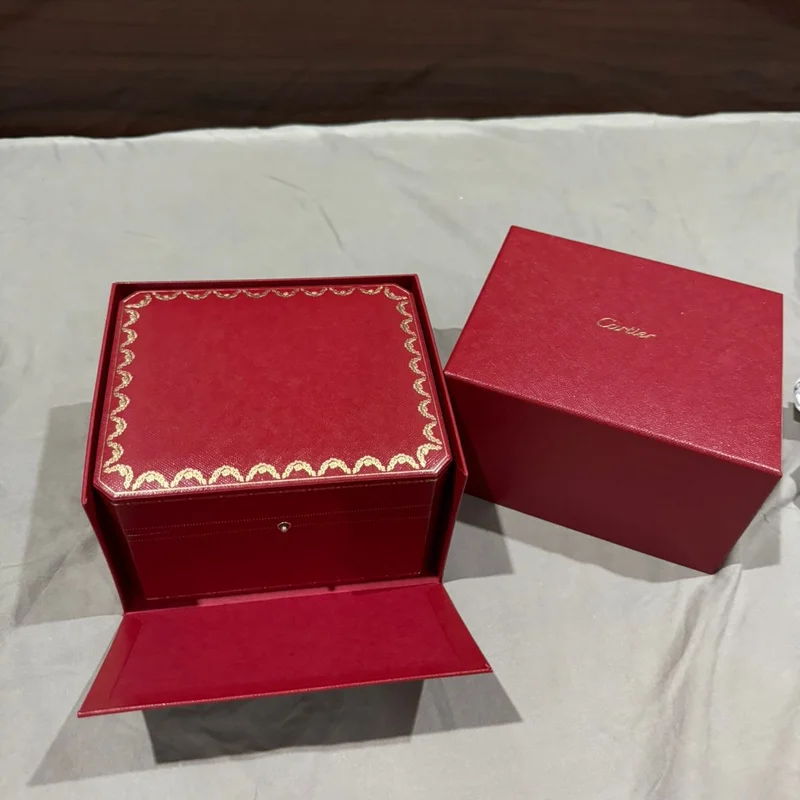 Thumb Tank Louis Cartier Large Manual Rose Gold / Silver