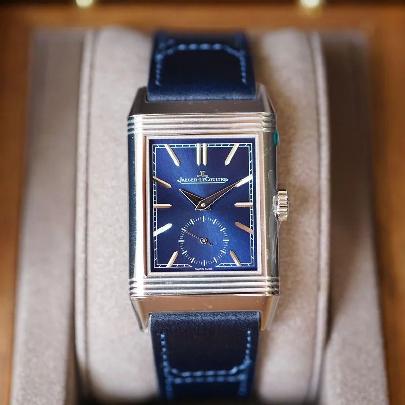 Thumb Reverso Tribute Small Seconds Stainless Steel / Blue / Fagliano