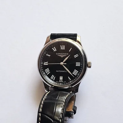 Master Collection Date 38.5 Stainless Steel Black