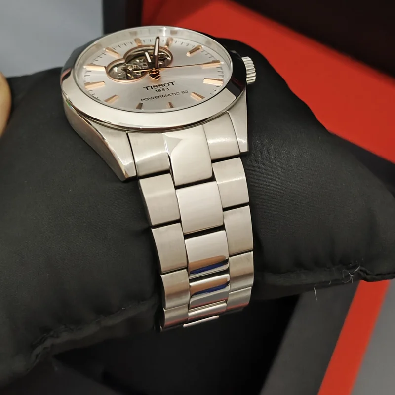 Thumb Gentleman Powermatic Open Heart Stainless Steel / Silver / Bracelet