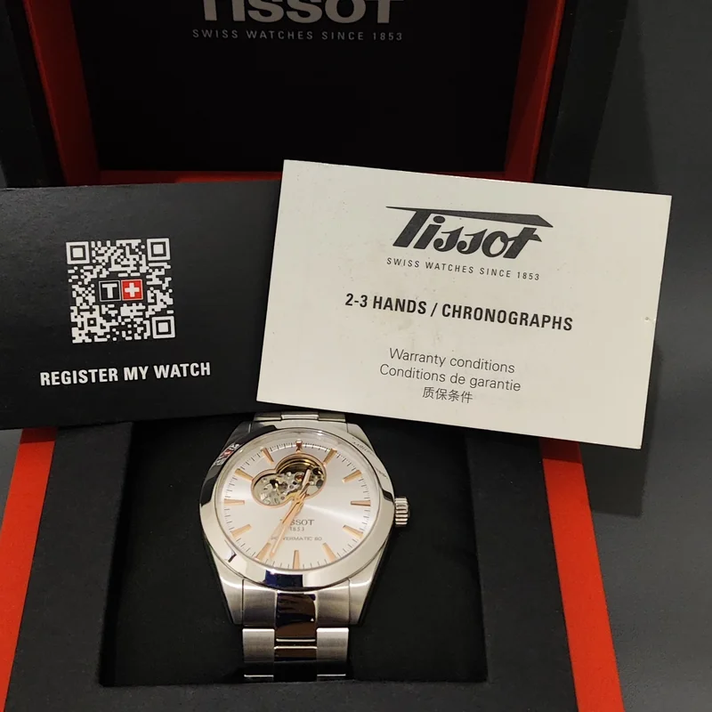 Thumb Gentleman Powermatic Open Heart Stainless Steel / Silver / Bracelet