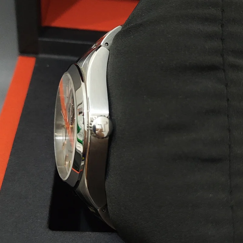 Thumb Gentleman Powermatic Open Heart Stainless Steel / Silver / Bracelet