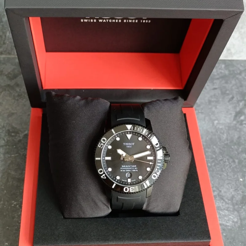Seastar 1000 Powermatic 80 43 PVD / Black / Rubber