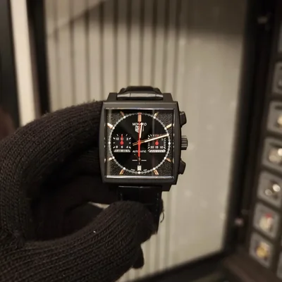 Monaco Calibre Heuer 02 Titanium DLC / Black