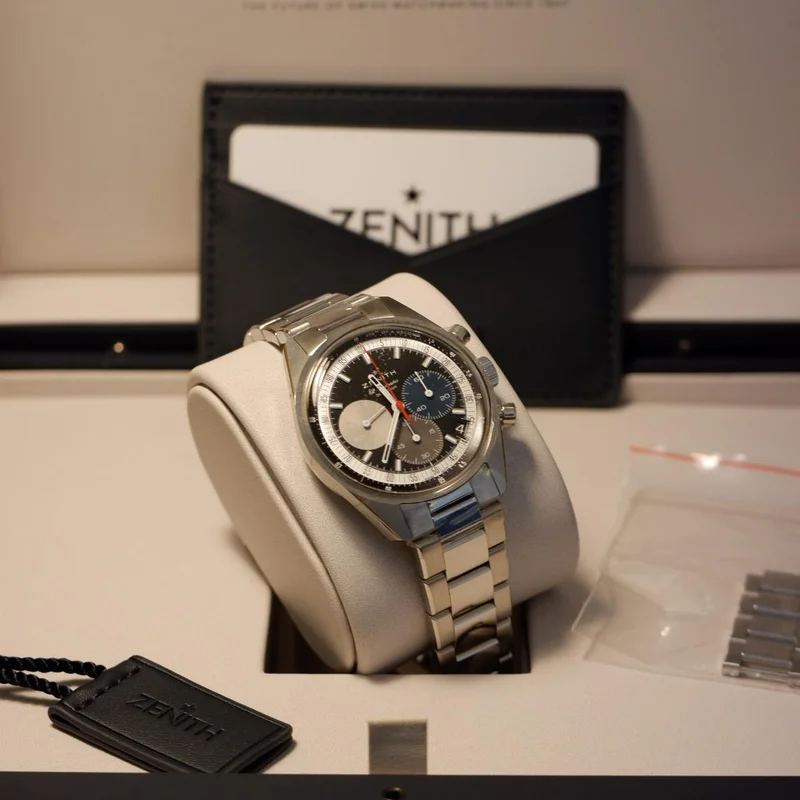 Thumb Chronomaster Original Stainless Steel / Black / Bracelet