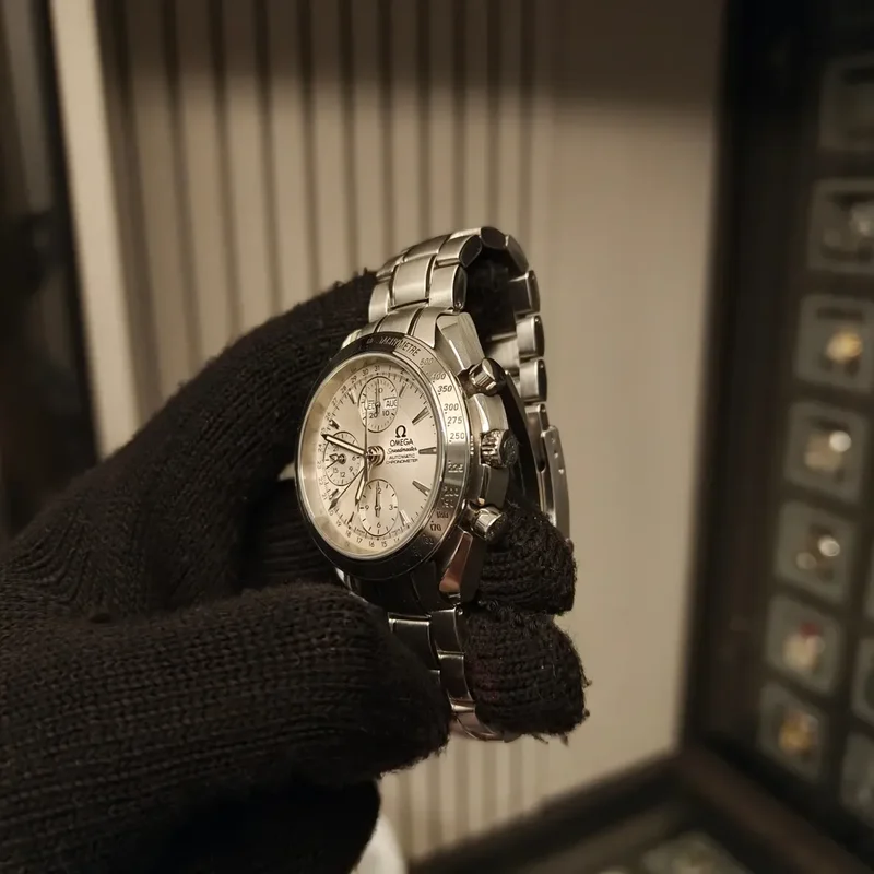 Thumb Speedmaster Day-Date 40 Stainless Steel / Silver / Bracelet