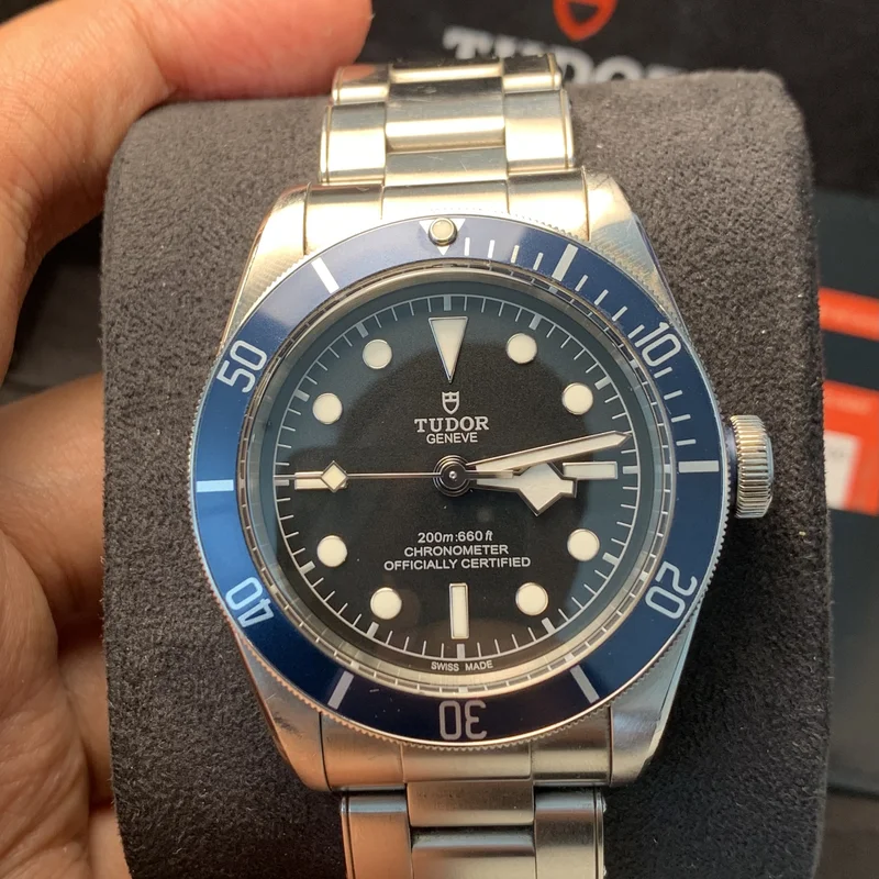 Heritage Black Bay Blue Manufacture / Bracelet