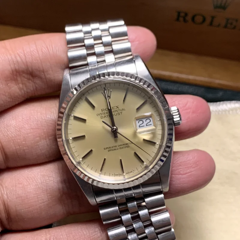 Datejust 36 16234 Steel / Silver / Stick / Jubilee