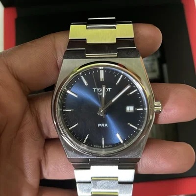 PRX Quartz Stainless Steel / Blue