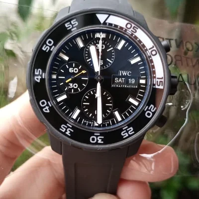 Aquatimer Chronograph Stainless Steel / Black / Rubber / Galapagos Islands