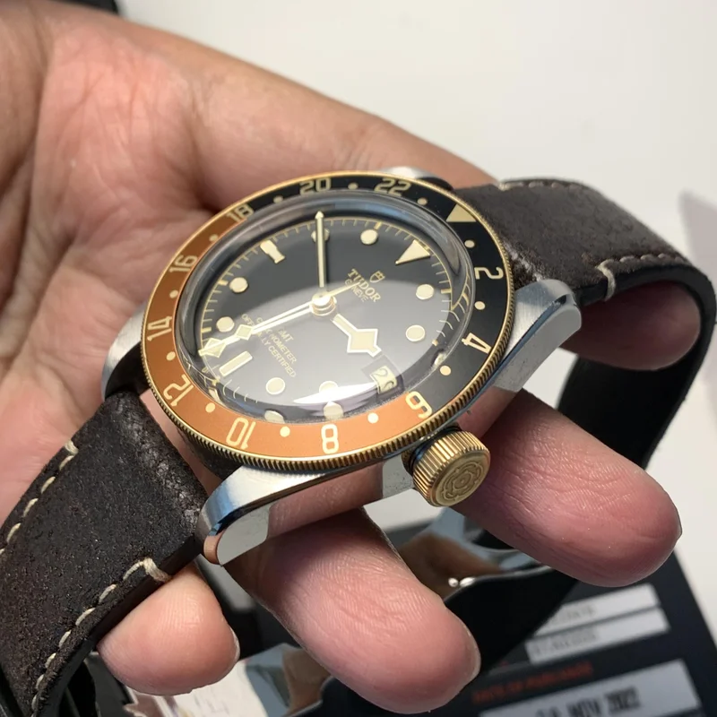 Thumb Black Bay GMT S&G / Black / Leather