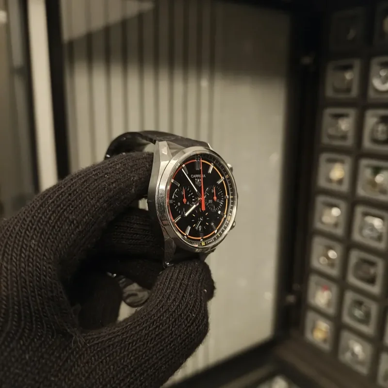Thumb Carrera Calibre Heuer 02 42 Stainless Steel / Black