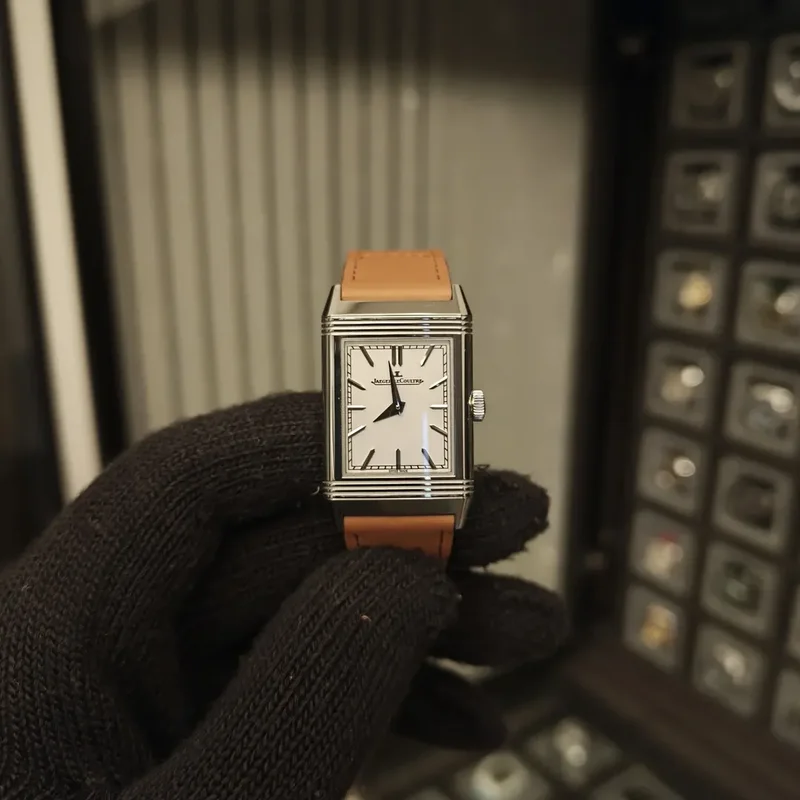 Reverso Tribute Monoface Stainless Steel / White