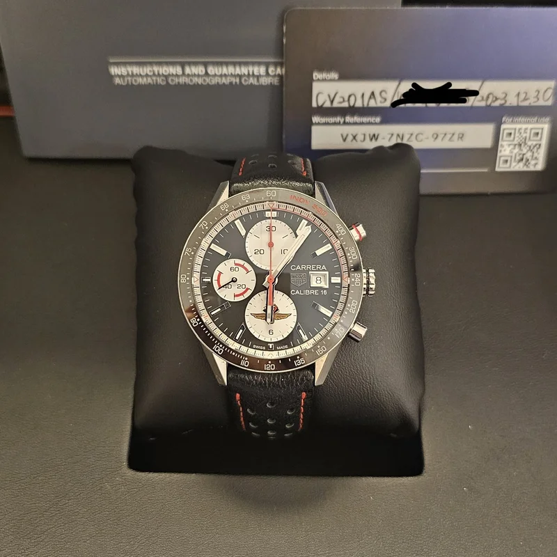 Thumb Carrera Calibre 16 41 Stainless Steel / Black Retro / Indy 500