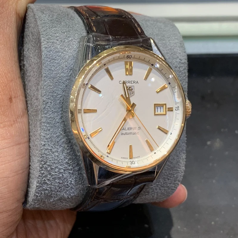 Thumb Carrera Calibre 5 39 Stainless Steel / Yellow Gold / Silver / Alligator