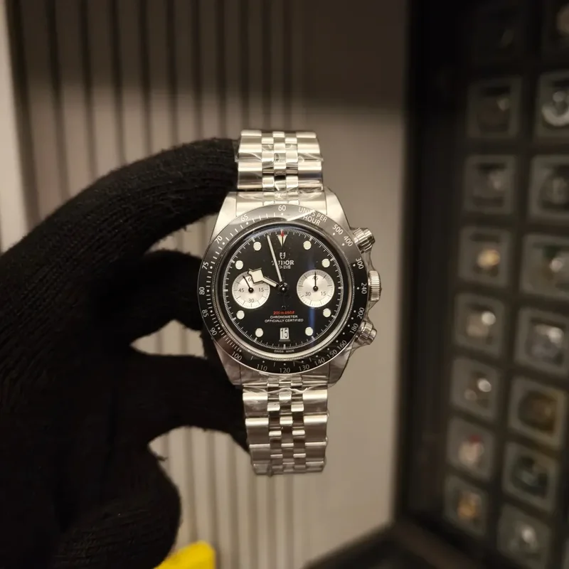 Heritage Black Bay Chronograph Inverted Panda / Bracelet