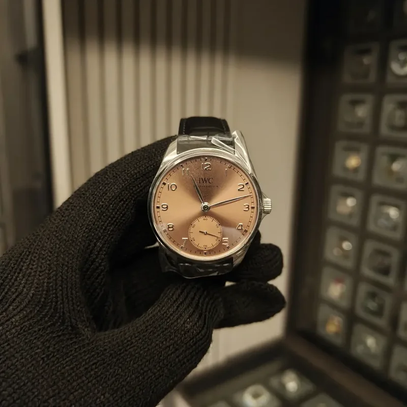 Portugieser Automatic 40 Stainless Steel / Salmon