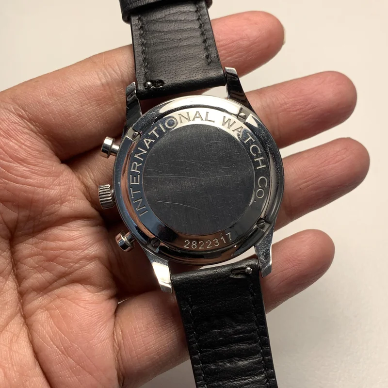 Thumb Portuguese Chrono-Automatic Stainless Steel / Reverse Panda