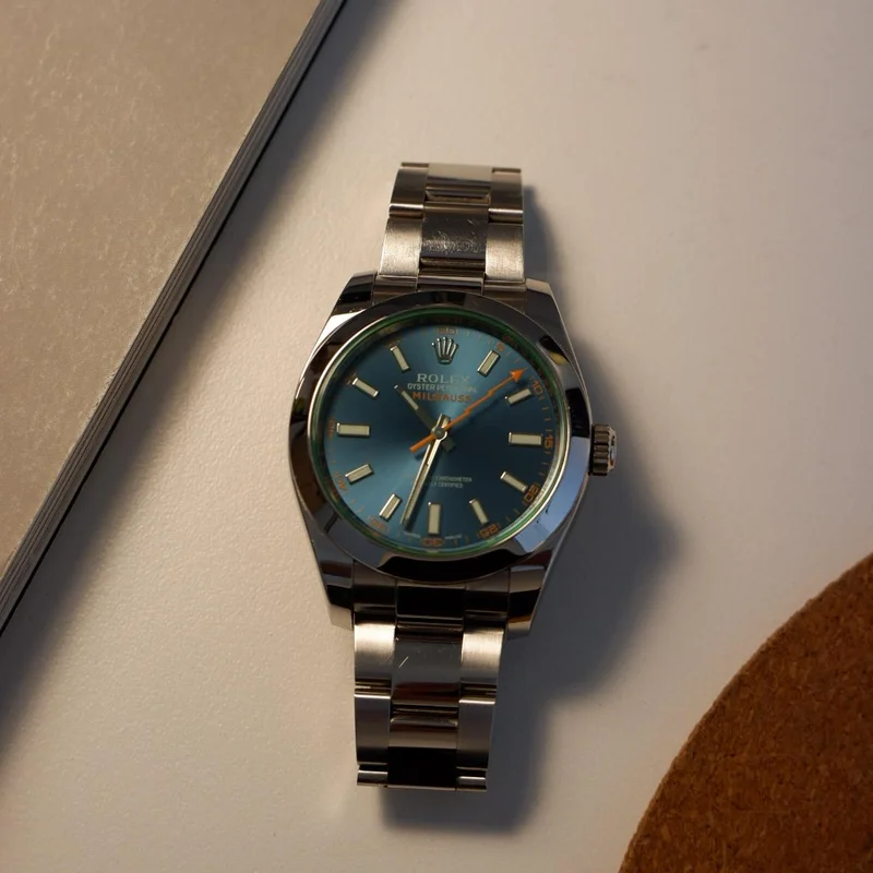 Thumb Milgauss GV Stainless Steel / Z-Blue