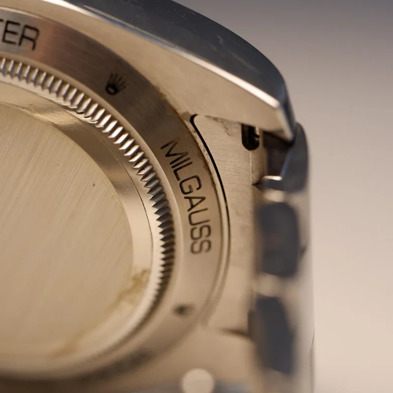 Thumb Milgauss GV Stainless Steel / Z-Blue