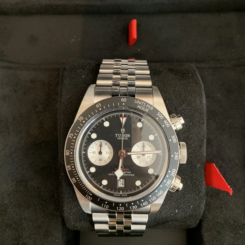 Heritage Black Bay Chronograph Inverted Panda / Bracelet