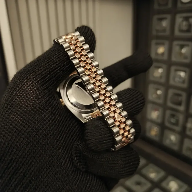 Thumb Datejust 36 Rolesor Everose Fluted / Jubilee / Pink Diamonds