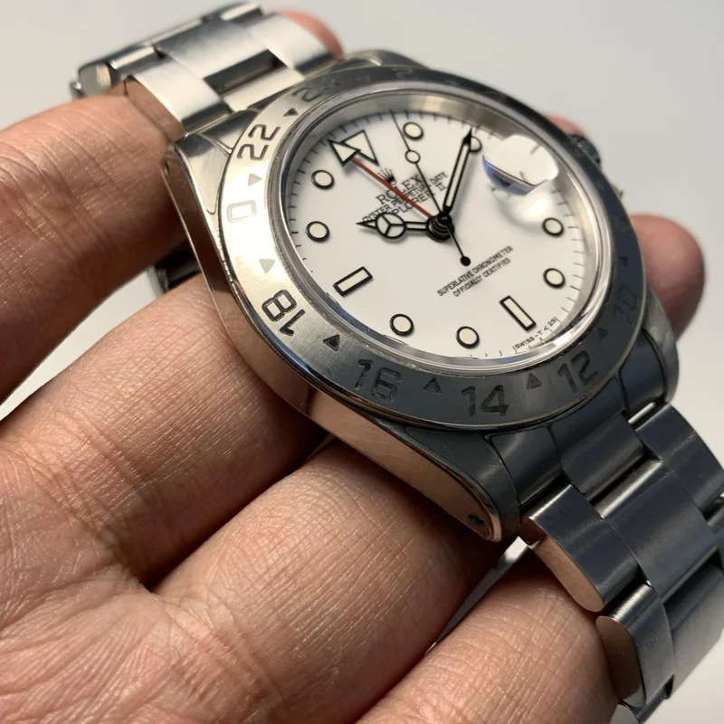 Thumb Explorer II White Tritium