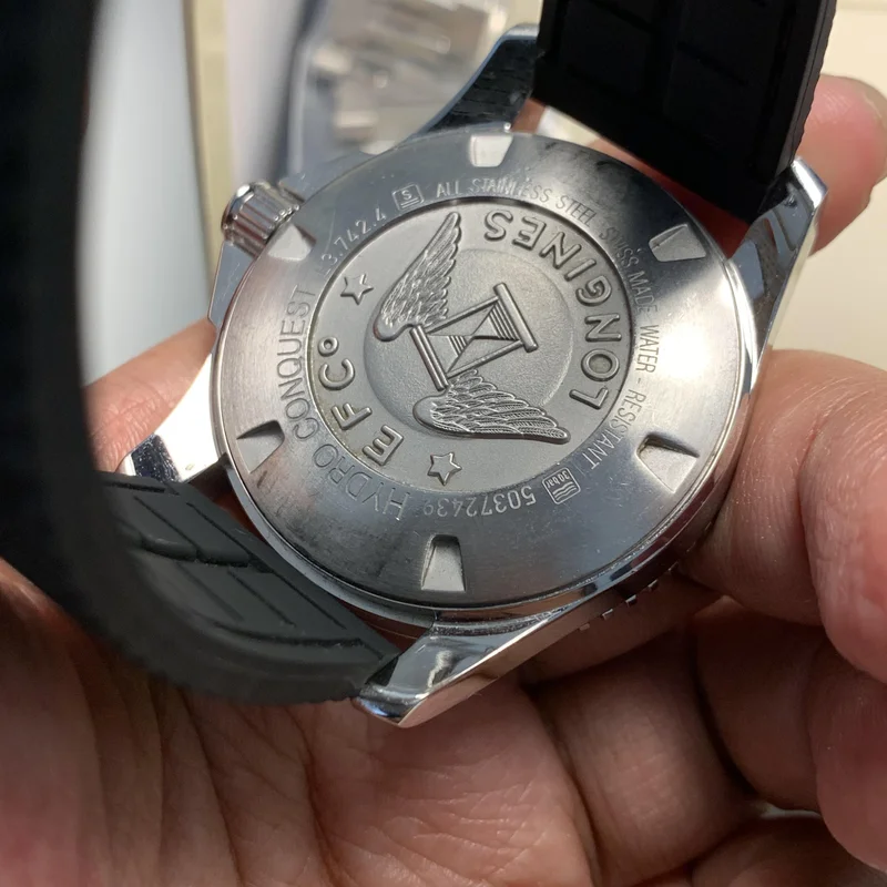 Thumb HydroConquest 41 Automatic Stainless Steel / Black / Bracelet