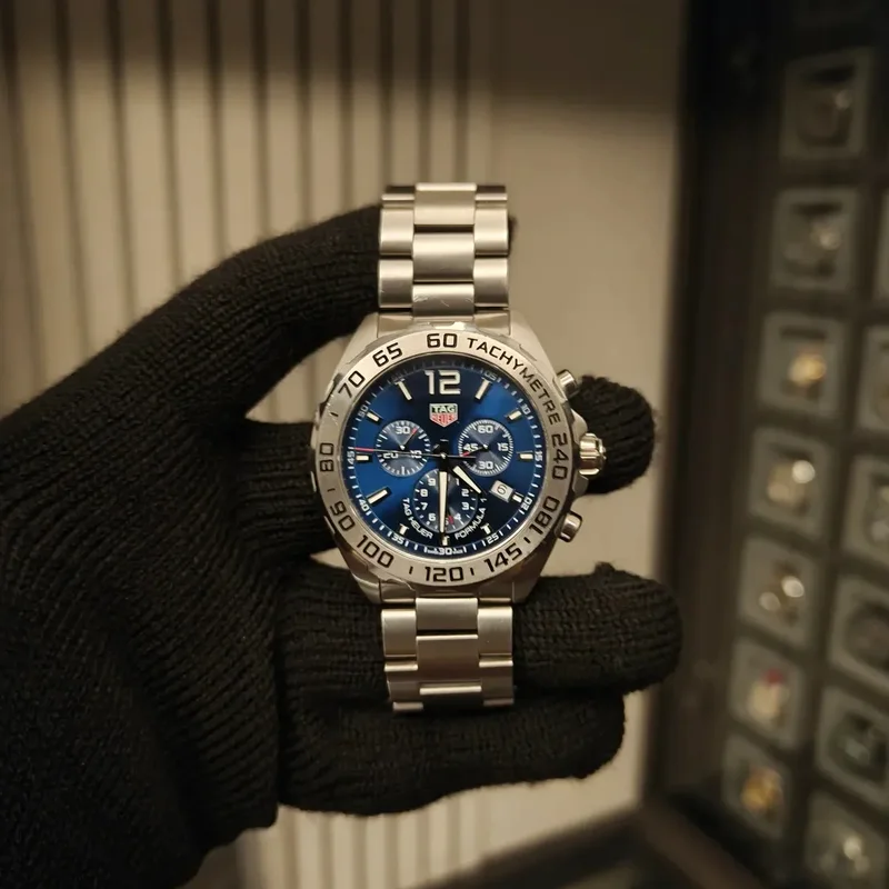 Formula 1 Chronograph Quartz 43 Stainless Steel / Blue / Bracelet