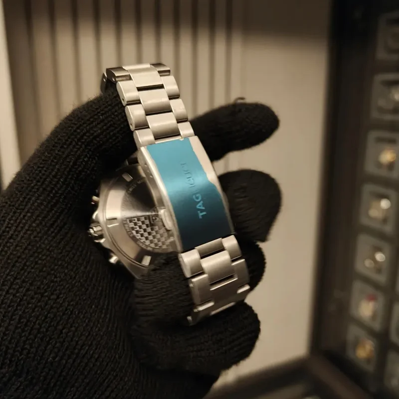 Thumb Formula 1 Chronograph Quartz 43 Stainless Steel / Blue / Bracelet