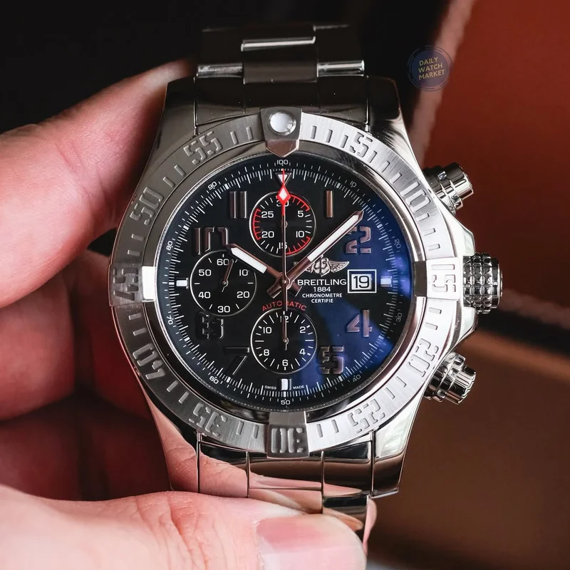 Thumb Super Avenger II Stainless Steel / Volcano Black / Military / Pin