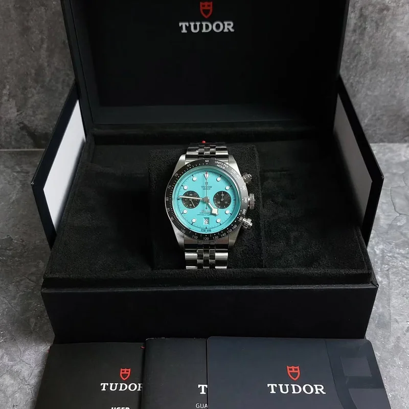 Thumb Heritage Black Bay Chronograph / Stainless Steel / Turquoise
