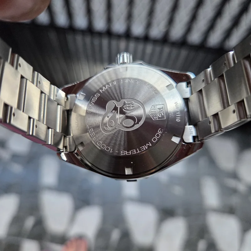 Thumb Aquaracer 300M Quartz 40.5 Stainless Steel / Black / Bracelet