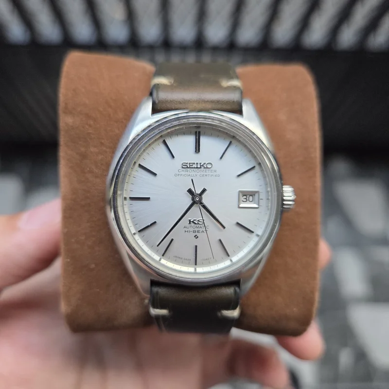 Vintage King Seiko 5625-7060 Silver Automatic