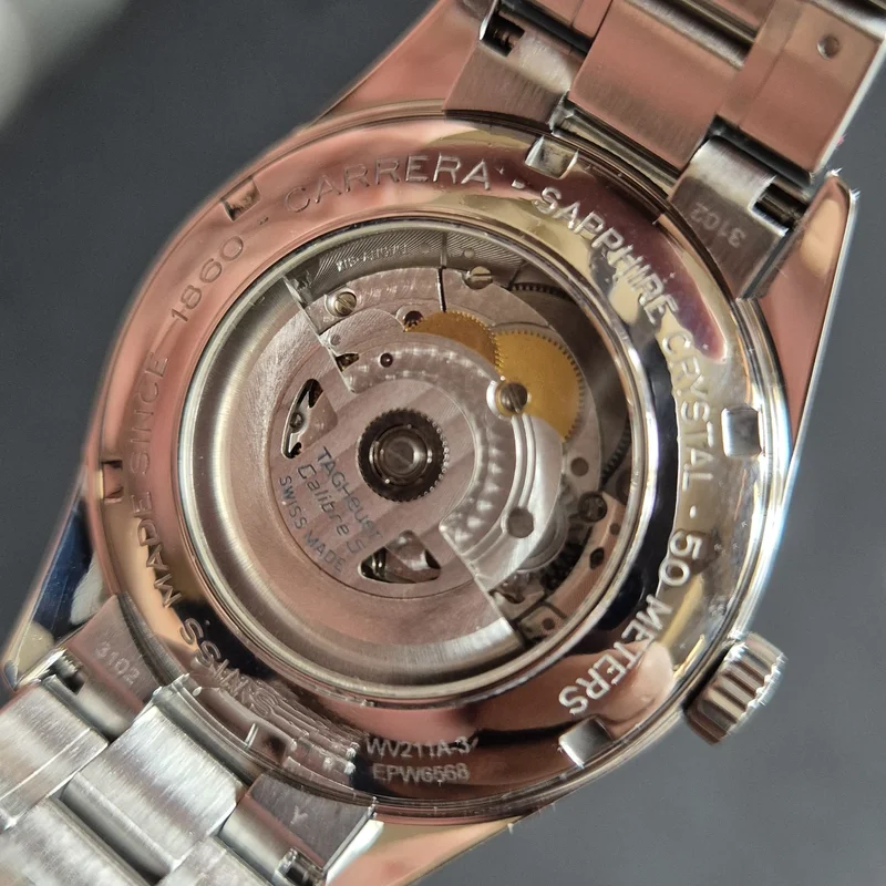 Thumb Carrera Calibre 5 39 Stainless Steel / Silver / Bracelet