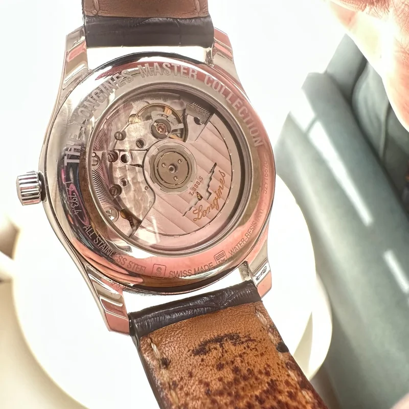 Thumb Master Collection 40 Date Stainless Steel / Silver-Arabic / Alligator