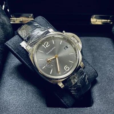 Luminor Due 42 3 Days Date Stainless Steel / Grey