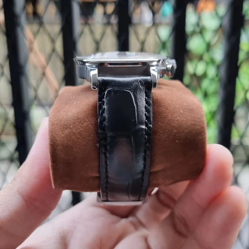 Thumb Portuguese Chrono-Automatic Stainless Steel / Panda