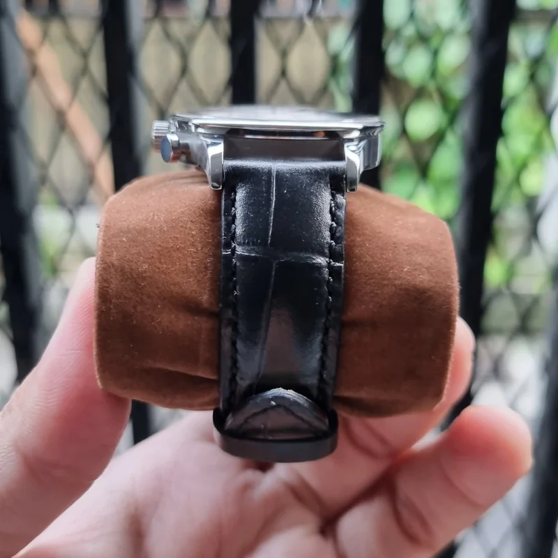 Thumb Portuguese Chrono-Automatic Stainless Steel / Panda