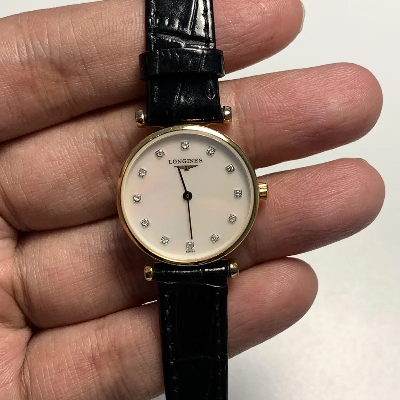 La Grande Classique Quartz 24 Pink Leather MOP