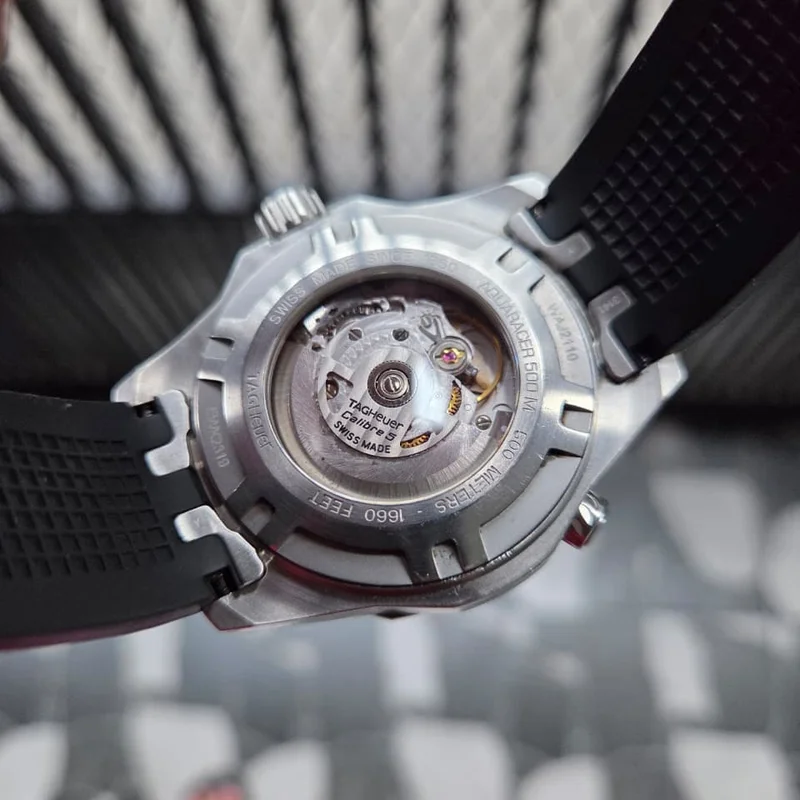 Thumb Aquaracer 500M Calibre 5 43 Stainless Steel / Black / Rubber