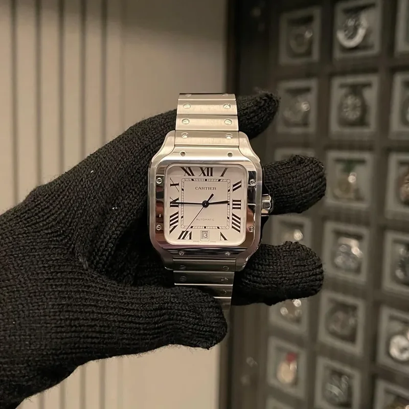 Santos White Dial Large