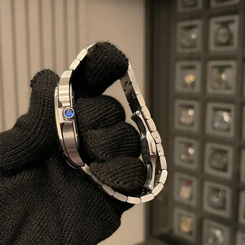 Thumb Santos White Dial Large