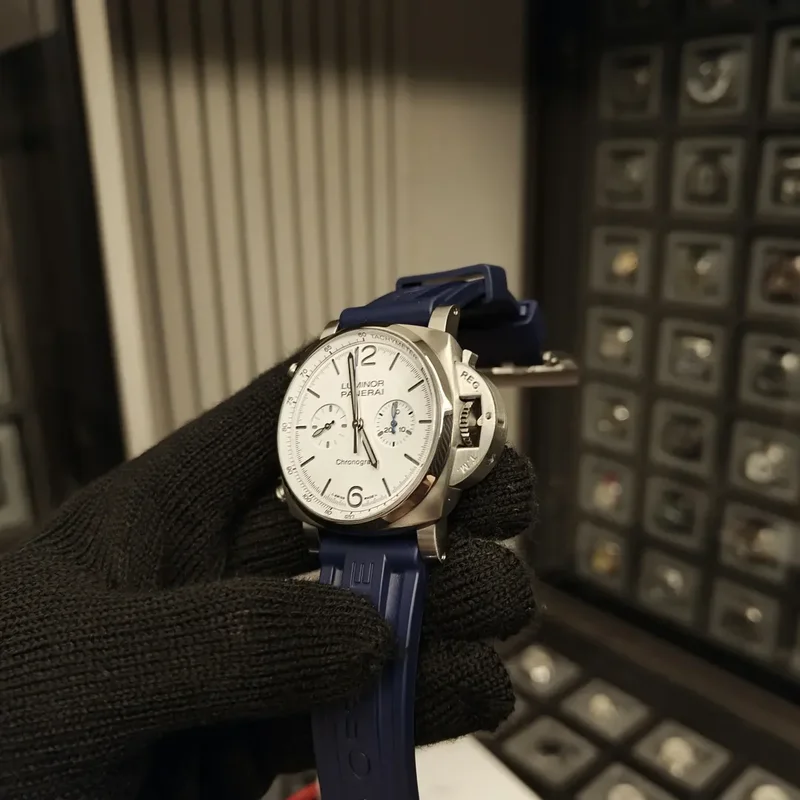 Thumb Luminor 1950 Chrono 44 Stainless Steel / White