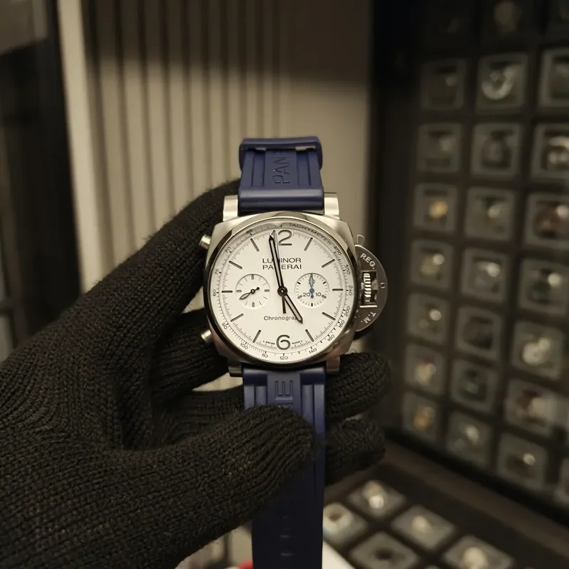 Luminor 1950 Chrono 44 Stainless Steel / White