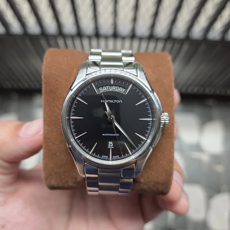 Jazzmaster Day Date 40mm Black Dial Bracelet