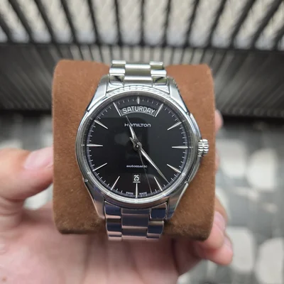 Jazzmaster Day Date 40mm Black Dial Bracelet