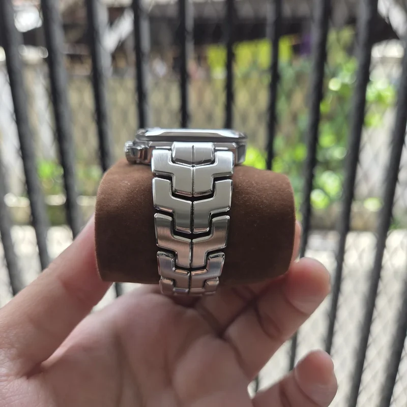 Thumb Link Calibre 17 / Blue / Stainless Steel